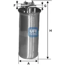Топливный фильтр UFI 2400100