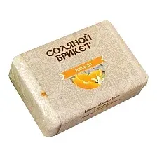 Соляной брикет для бани Соляная баня С цедрой апельсина