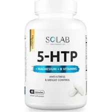 Комплекс Solab 5-HTP с магнием и витаминами группы В (60 капсул)