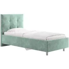 Кровать Сонум Caprice 90x200 (микровелюр селадон)