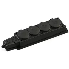 Колодка удлинителя 4 гнезда 16А 250В SYSTEME (SCHNEIDER) ELECTRIC MultiSet черный (MST4104BK)