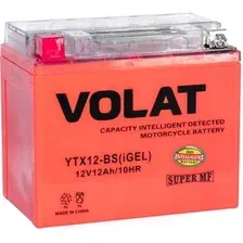 Мотоаккумулятор VOLAT YTX12-BS 12Ah (iGEL) L+