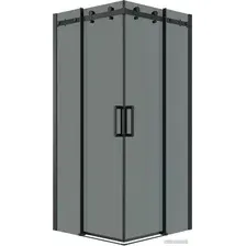 Душевой уголок Grossman Classic 80x80x195 300.K33.04.8080.21.10 (черный матовый/тонированное стекло)
