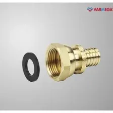 Муфта латунная Varmega Slide-fit с накидной гайкой 25х1