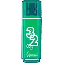Usb flash накопитель SmartBuy Glossy Green 32GB