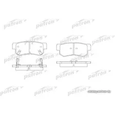 Тормозные колодки Patron PBP1606