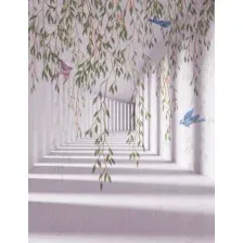 Фотообои листовые Citydecor Flower Tunnel 3D 5 (200x260)
