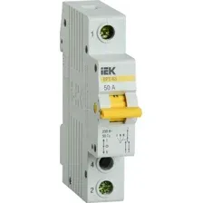 Выключатель автоматический IEK ВРТ-63 1P 50А MPR10-1-050
