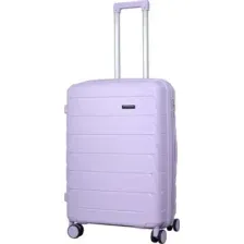 Чемодан на колесах EUROBAGS PP-N86 (L, лаванда)
