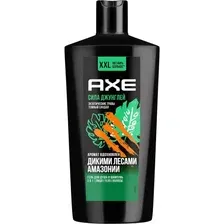 AXE Гель для душа и шампунь Сила джунглей 610мл