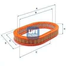 Фильтр воздушный UFI 27.076.00