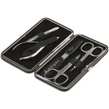 Набор для маникюра и педикюра Dewal 903BLACK (черный)