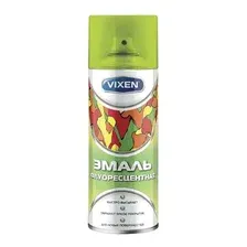 VIXEN VX-54005 Эмаль флуоресцентная зеленая 520 мл аэрозоль