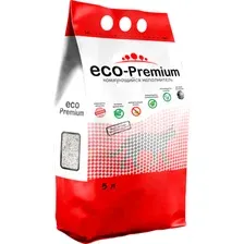 Древесный наполнитель ECO-Premium комкующийся, Green, 5 л