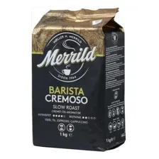 Кофе натуральный жареный в зернах Merrild Barista Cremoso 1000gr