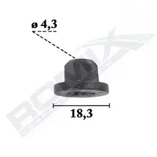 C70567 Зажим, молдинг защитная накладка ROMIX