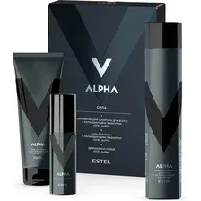 Набор косметики для тела и волос Estel Alpha Сила Шампунь+Гель д/душа+Дезодорант (300мл+250мл+100мл)