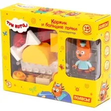 Конструктор Полесье Макси. Три кота. Коржик и большие гонки / 75854 (15эл)