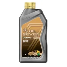 Моторное масло S-OIL SEVEN GOLD #9 A3/B4 5W-40 1л