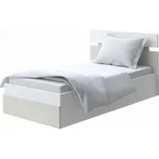 Кровать PROxSON Milton с ПМ 80x200 (белый/дуб шамони светлый 124)