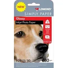 Фотобумага Lomond А6, 180г/м, 50л / 0102168 (глянцевая)