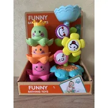 Игрушка для купания Цветочный фонтан с осьминогами
