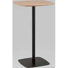Барный стол Stool Group Form 60x60 / T-005H (светлое дерево/черный)