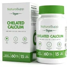 Витамины, минералы NaturalSupp Кальций хелат/Calcium chelate (60 вег. капсул)