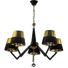 Подвесная люстра Aitin Pro НСБ 01-5х40-105 NH5314/5 (черный/золото)