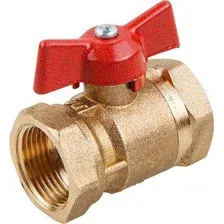 Кран шаровый стандарт. 3/4" вн.-вн. ручка PN1,6 МПа 11Б27п7, Цветлит