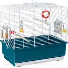 Клетка для птиц Ferplast Rekord 3 / 52009801 (белый/синий)