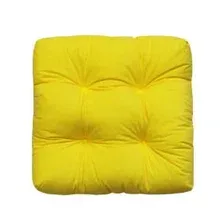 Подушка для сиденья 40x40 см желтый MATEX VELOURS 57-222