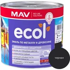 Эмаль MAV Ecol ПФ-115 (2кг, черный)