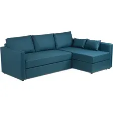 Диван угловой Mio Tesoro Тилаус длинный подлокотник (Turquoise)