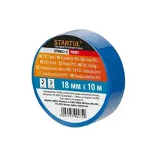 ИЗОЛЕНТА ПВХ 18ММХ10М СИНЯЯ STARTUL PROFI (ST9047-2)