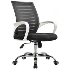 Кресло SitUp MIX 600 White chrome (сетка Black/ Black)