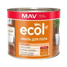 Эмаль алкидная ECOL ПФ-266 для пола светло-коричневая-1 2 кг