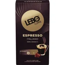 Кофе в капсулах LEBO Coffee Espresso Italiano 10x5.5 г