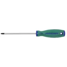 D71P2150 Отвертка стержневая крестовая ANTI-SLIP GRIP, PH2x150 мм JONNESWAY