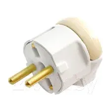 Вилка штепсельная Bylectrica В16-363 (белый)