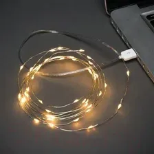 Светодиодная гирлянда Neon-Night Роса 315-966 LED (5м, теплый белый)