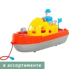 Катер игрушечный Полесье Патруль, 47212