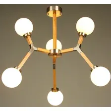 Люстра BayerLux Молекула / 10777126 (сатин/коричневый)