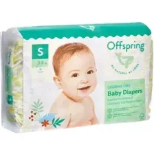 Подгузники Offspring S 3-6 кг Лимоны (48 шт)