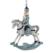 Елочная игрушка Erich Krause Decor. Волшебник на лошадке-качалке / 62445