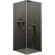 Душевой уголок MaybahGlass MGY-1300-5 (графитовое стекло/хром матовый)