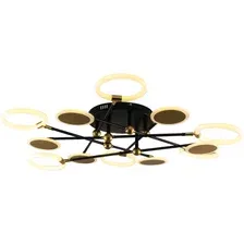 Припотолочная люстра Escada Cassiopeia 10247/12 LED90W Black/Gold