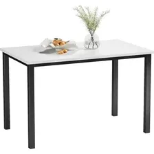 Обеденный стол Soma Paprika 120x66 (белый/черный)