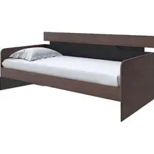 Кровать-тахта PROxSON Milton 120x200 (ясень шимо темный/черный)
