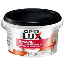 Эмаль Оптилюкс Для пола акриловая 2.4 кг (капучино)